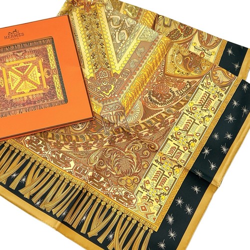 Foulard soie hermes carre - foulard, en