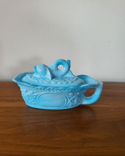 Saucière verre opaline - saucière,