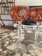 5 ROEMERS glass in Val St Lambertin crystal