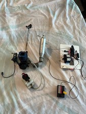 RC Vintage Boat Inboard Picco .15 Nitro Racing Engine Motor w/ Extras Servos Etc