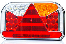 Feu arrière droit universel à LED FT-170 avec 5 pôles. Raccord à baïonnette