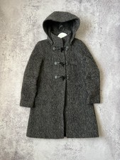 Duffle Coat vintage Cinzia Rocca laine + mohair gris foncé taille US 8