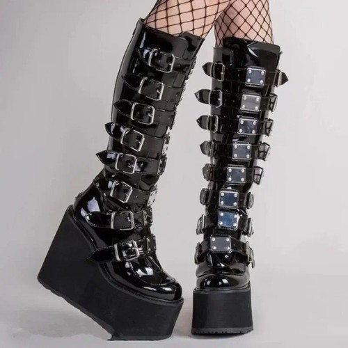 Bottes hautes cosplay gothique - bottes,