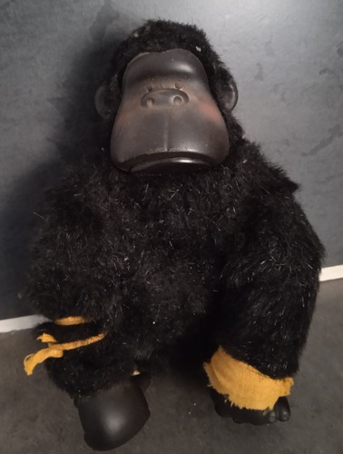 Vintage jouet peluche gorille - peluche,