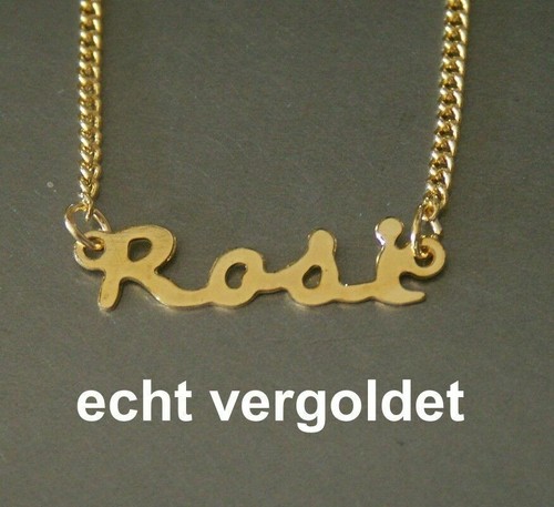 Collier prénom rosi or - prénom, en