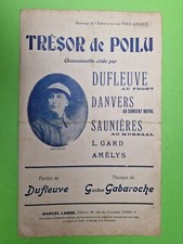 18/ PARTITION PAROLE & CHANSON -Trésor de Poilu (soldat de 1914) - vers 1920