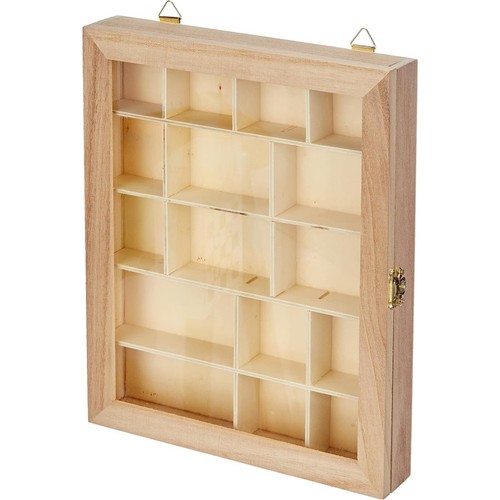 Vitrine bois décorer - en,