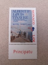 TIMBRE MONACO  2023  ALBERT 1er , LOUIS TYNAYRE NEUF MNH