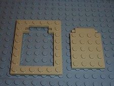 LEGO Egypte egypt tan Trap door frame 30041 + door 30042 / 5988 7416 3722 5919