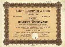 Ernst Grumbach & Sohn 1929 Freiberg Saxony Bautzen Dresden Frankenberg Zschopau