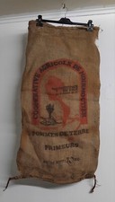Ancien Sac En Toile De Jute