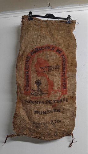 Ancien sac toile - en, jute