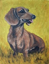 Teckel Peinture originale