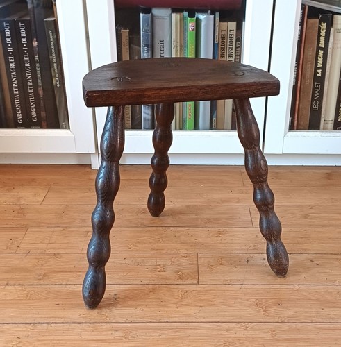 Tabouret bois massif - bois,