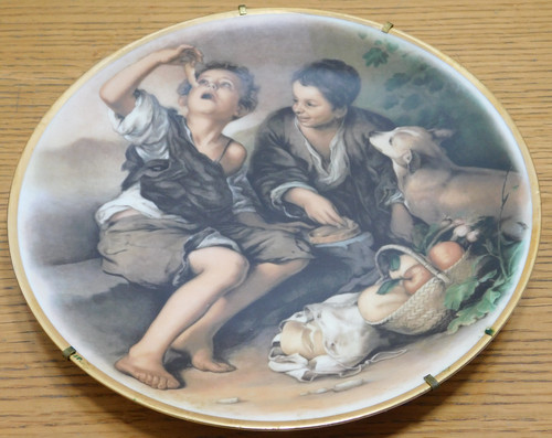 Vintage assiette porcelaine - assiette,