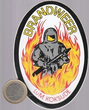 Autocollant. C59. Pompiers