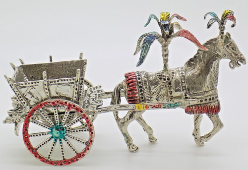 Large sicilian carriage silver - sicilian,