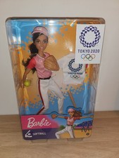 BARBIE SOFTBALL, TOKYO, 2020 jeux olympiques 2019 MatteL, POUPEE NEUVE.