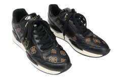 GUESS Tesha Chaussures Femme (EU) 39 Noires Basses À Lacets À Motifs
