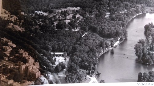 Ancienne photo aérienne - photo, de