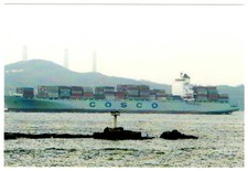Shipping container ship COSCO Seattle photo 2005 IMO 9285689 4x6