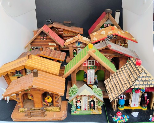 Lot chalets baromètre - de,