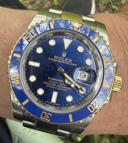 Rolex submariner acier - or,