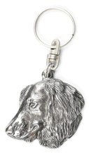 Teckel à poil dur, Chien-saucisse IV - Pendentif chien argenté, décoration de sa