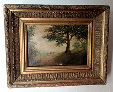 Jolie Peinture 19 eme, Huile