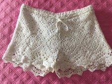 SHORT BLANC AU CROCHET FILLE 7
