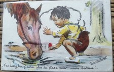 CPA GERMAINE BOURET A SYSTEME