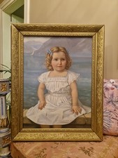 Peinture Ancienne, Huile Sur