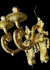 Paire Grande Applique 19ieme