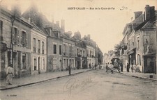 72, Saint-Calais, La rue de la croix de fer animated 979 51.