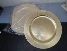 4 Gold Presentation Plates