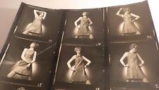 1970.women's fashion fashion short leather dress (photograph contact board.)..