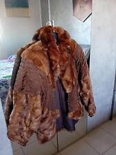 short cut mink fur bat pattern 