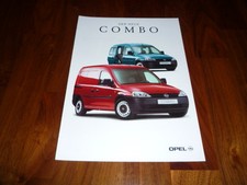 Opel Combo brochure 07/2001