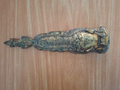Garniture ornement bronze pied - bronze,