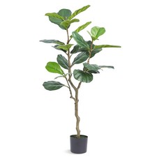 VEVOR Arbre Artificiel Figuier Lyre Plante Artificielle Réaliste Haute 54x121 cm