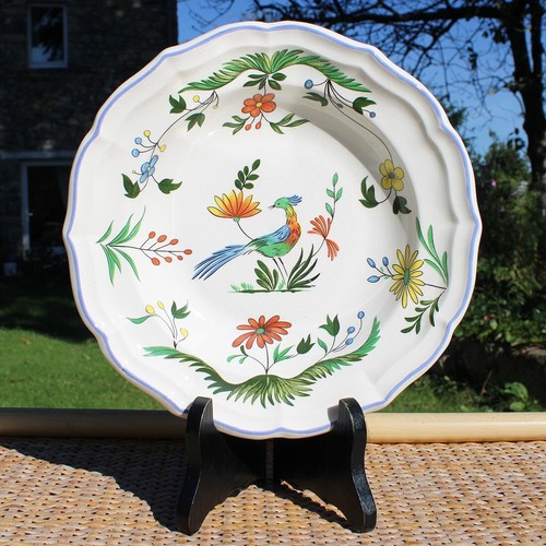 Assiette creuse faïence - faïence, de