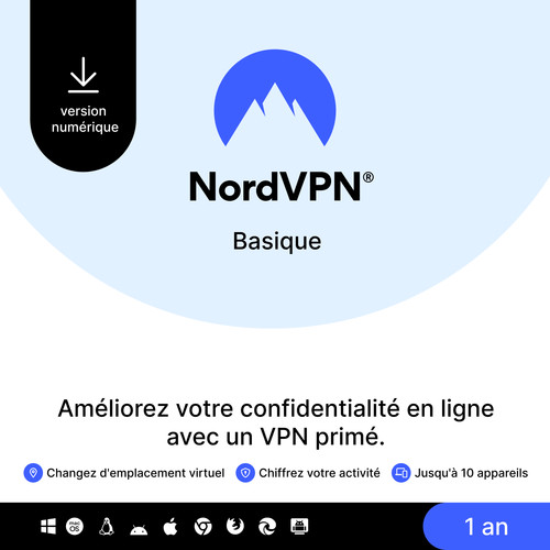 Nordvpn basique appareils - 10,