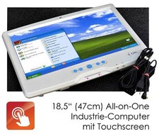 Ordinateur Tout-En-Un 18,5" 47Cm Écran Tactile Caméra LAN WLAN Silencieux PC-7