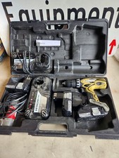 Hitachi DS 18DFL 18V Cordless Drill W/3 Batteries, 2 Chargers and Case (#159)