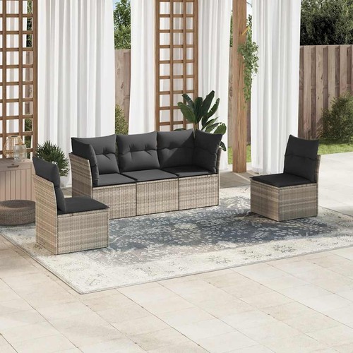 Salon jardin avec coussins - salon,