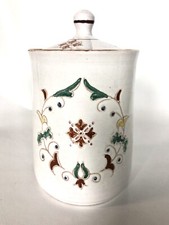 Pot Avec Couvercle En Céramique Vintage 1970, Signé P.A Sulé N•18