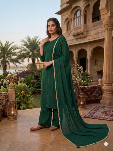 Ensemble salwar kameez femme - ensemble,