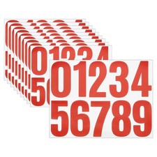 10 Feuilles Chiffres Adhésifs