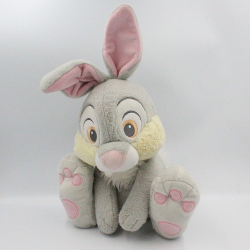 Peluche lapin gris pan - gris, pan-pan