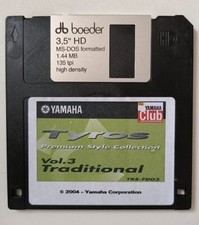 Tyros Premium Style Collection - Vol 3. Traditional Yamaha Club Floppy Disk